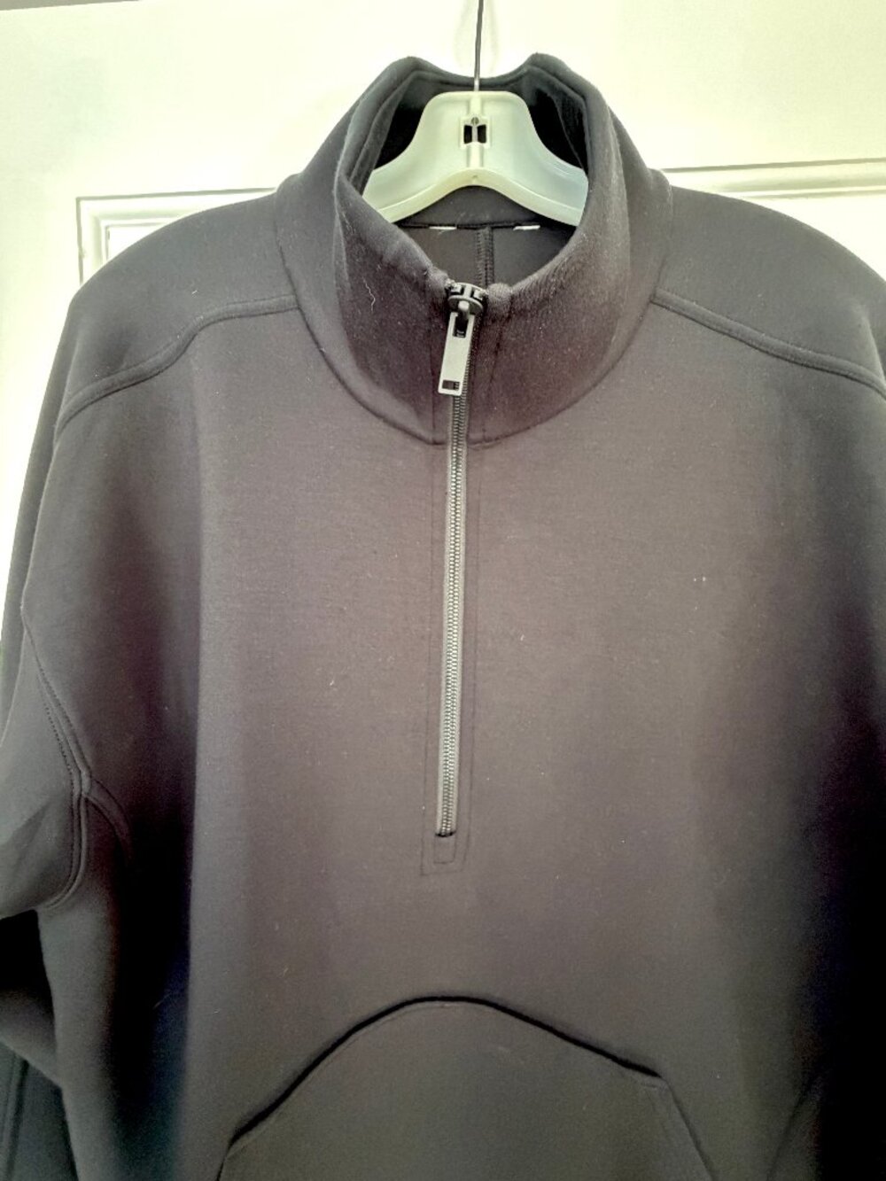 Spanx Air Essentials Luxe 1/2 Zip Tunic - Black